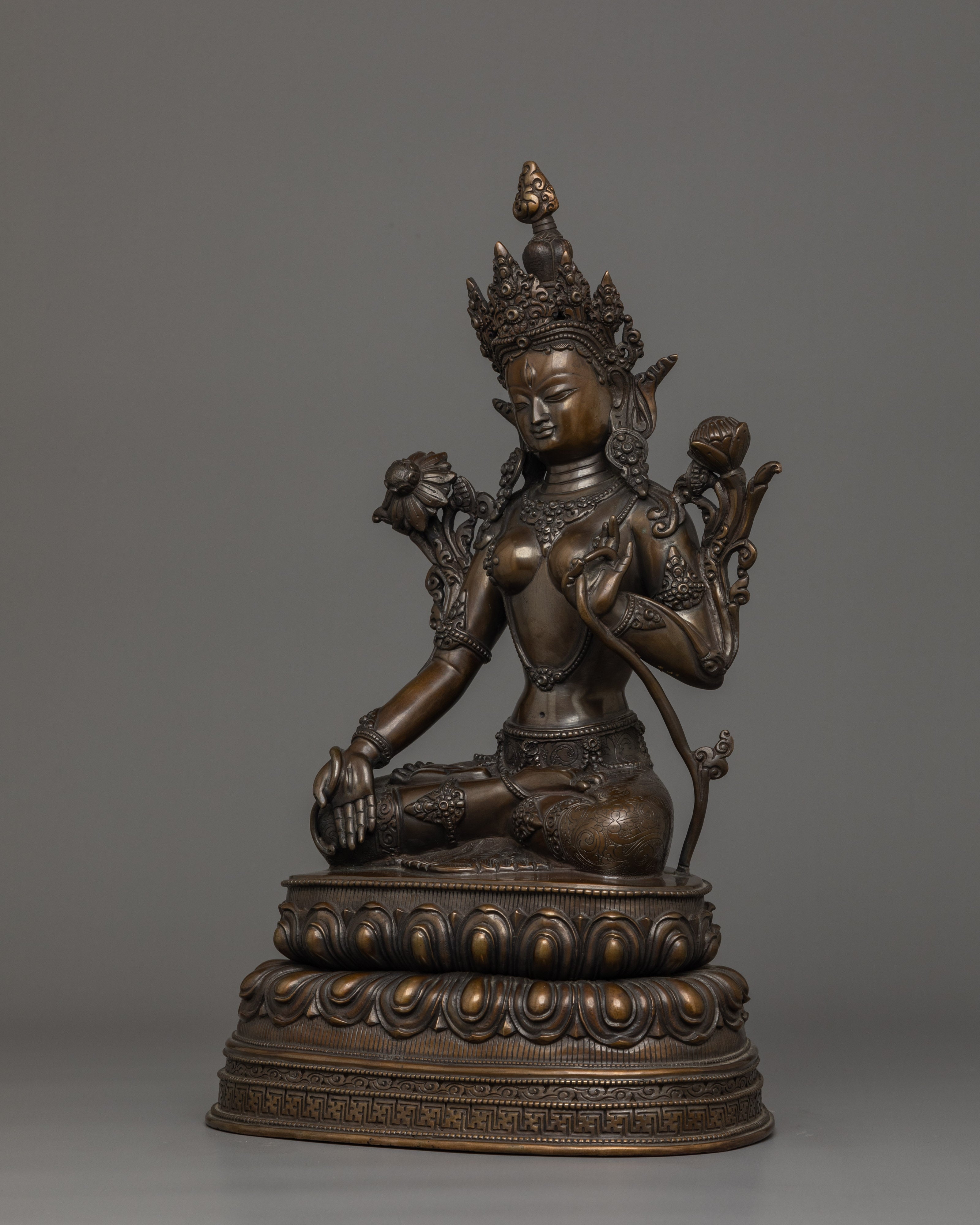 7 Eyes Goddess White Tara  Statue | The Goddess of Healing