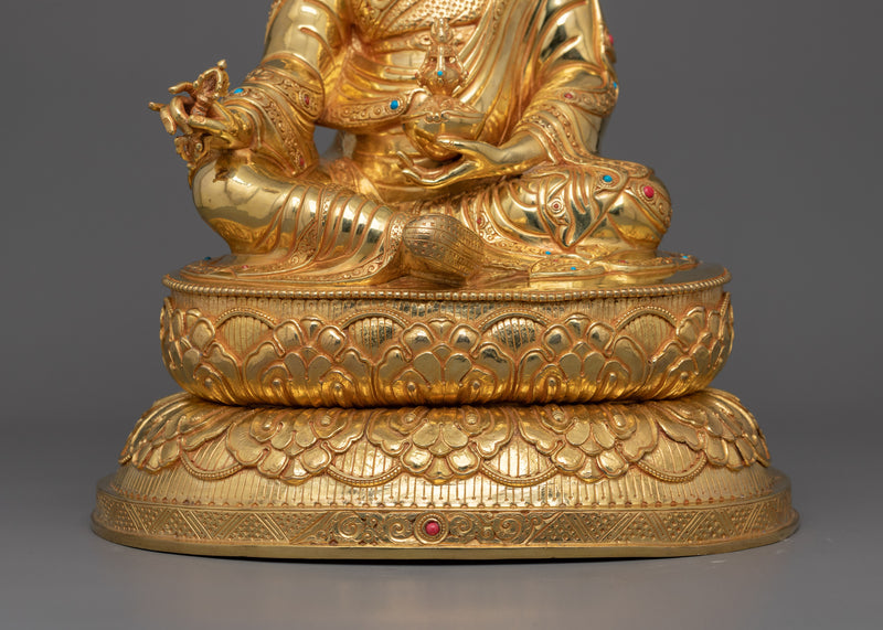 Handmade Tantric Deity Guru Rinpoche Statue | Master Of Tantras