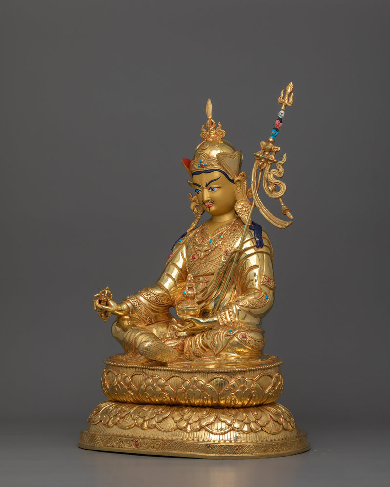 Handmade Tantric Deity Guru Rinpoche Statue | Master Of Tantras