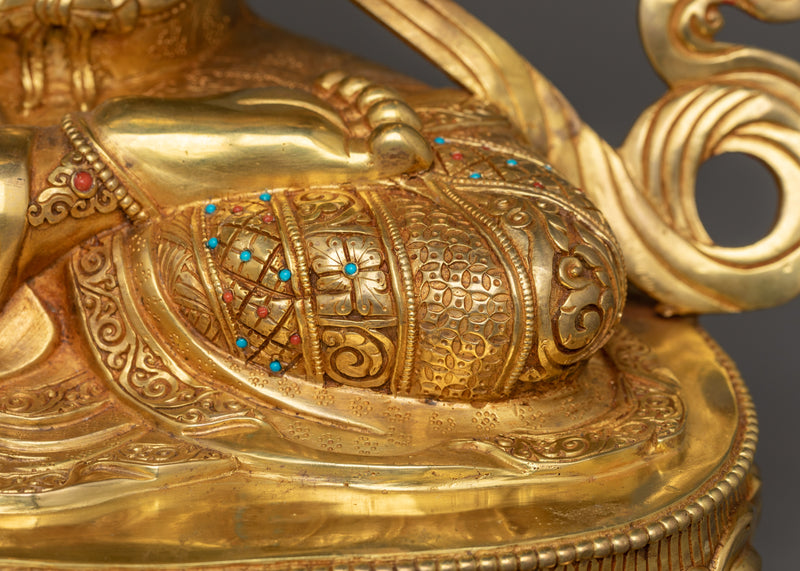 Handmade Sculpture of Four Armed Chenrezig | Bodhisattva of Infinite Compassion