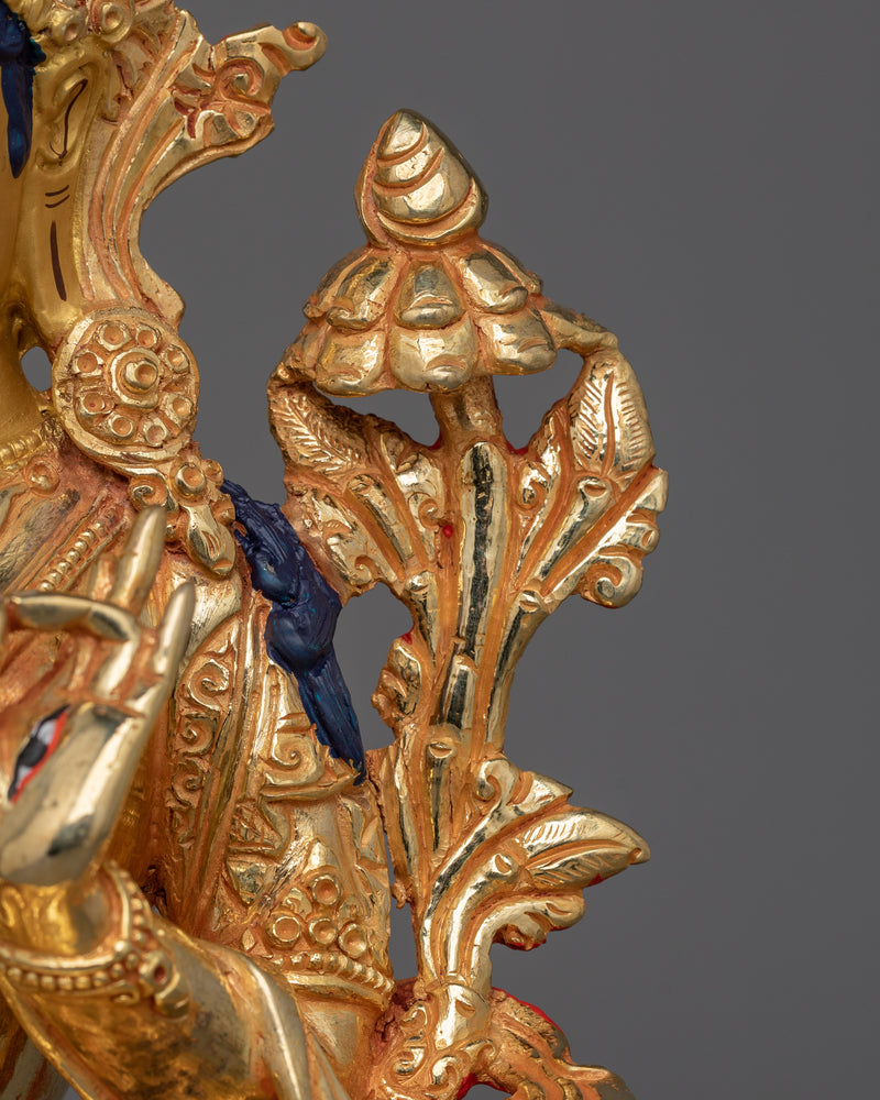 Tibetan Bodhisattva Deity Sita Tara Figurine | A Divine Symbol of Compassion and Wisdom