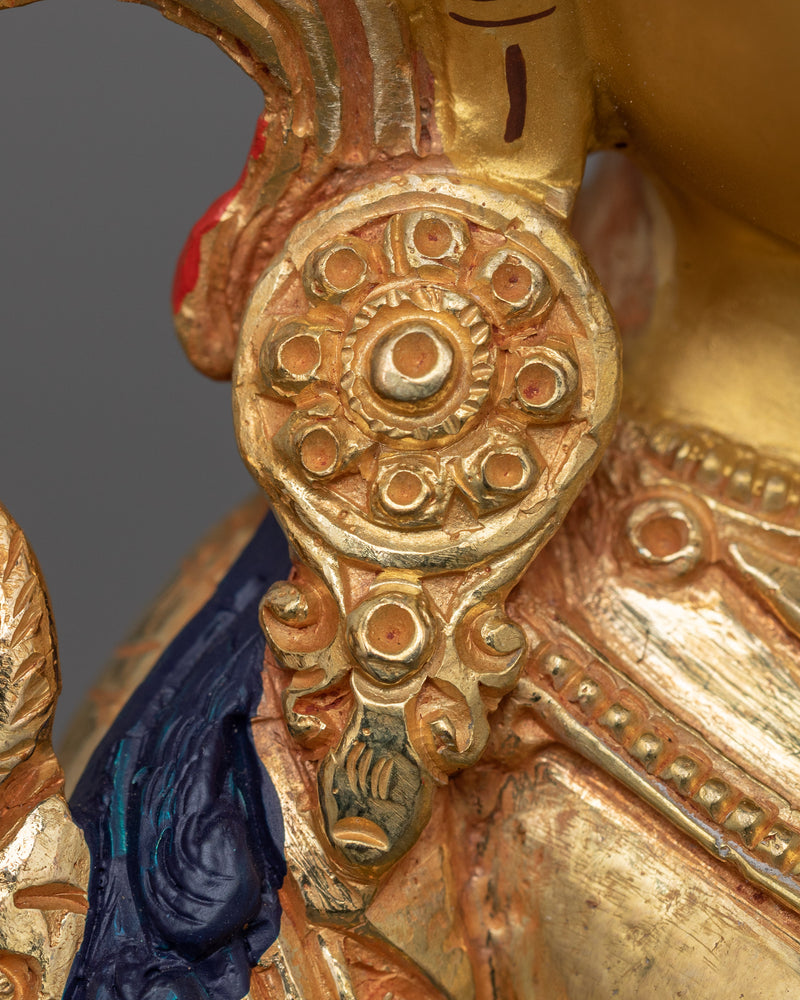 Tibetan Bodhisattva Deity Sita Tara Figurine | A Divine Symbol of Compassion and Wisdom