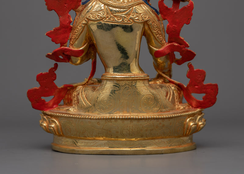 Tibetan Bodhisattva Deity Sita Tara Figurine | A Divine Symbol of Compassion and Wisdom