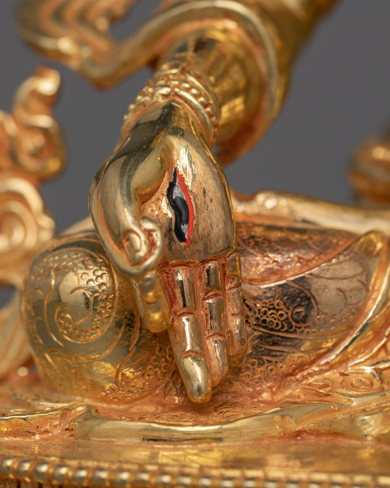 Tibetan Bodhisattva Deity Sita Tara Figurine | A Divine Symbol of Compassion and Wisdom