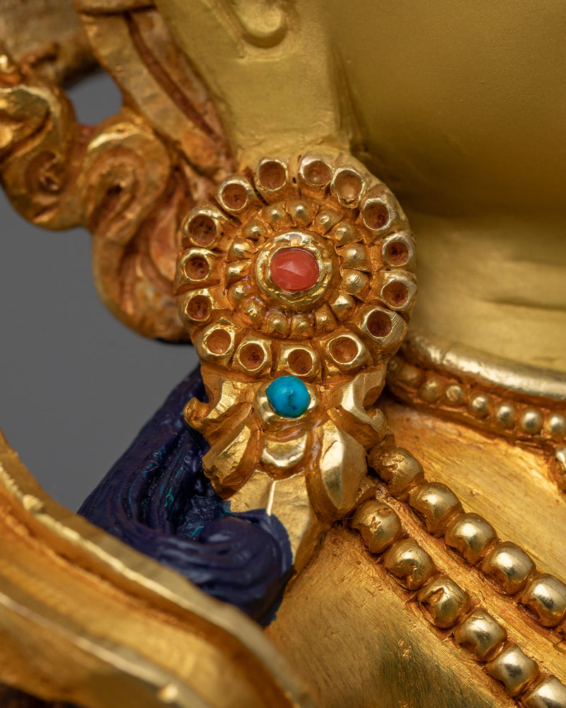 Handmade Golden Manjushri |The Bodhisattva of Wisdom