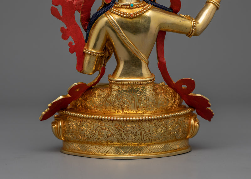 Handmade Golden Manjushri |The Bodhisattva of Wisdom