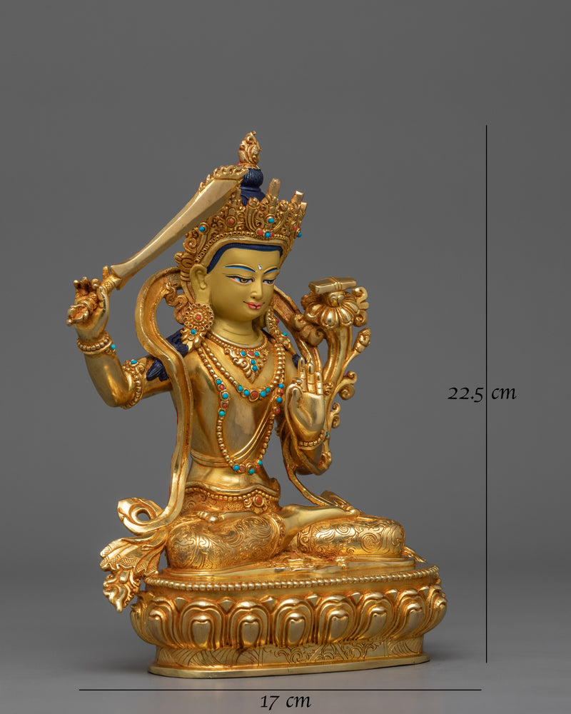 handmade-golden-manjushri