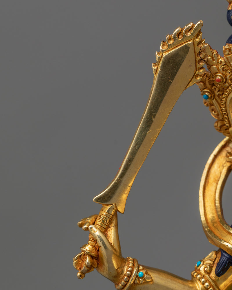 Handmade Golden Manjushri |The Bodhisattva of Wisdom