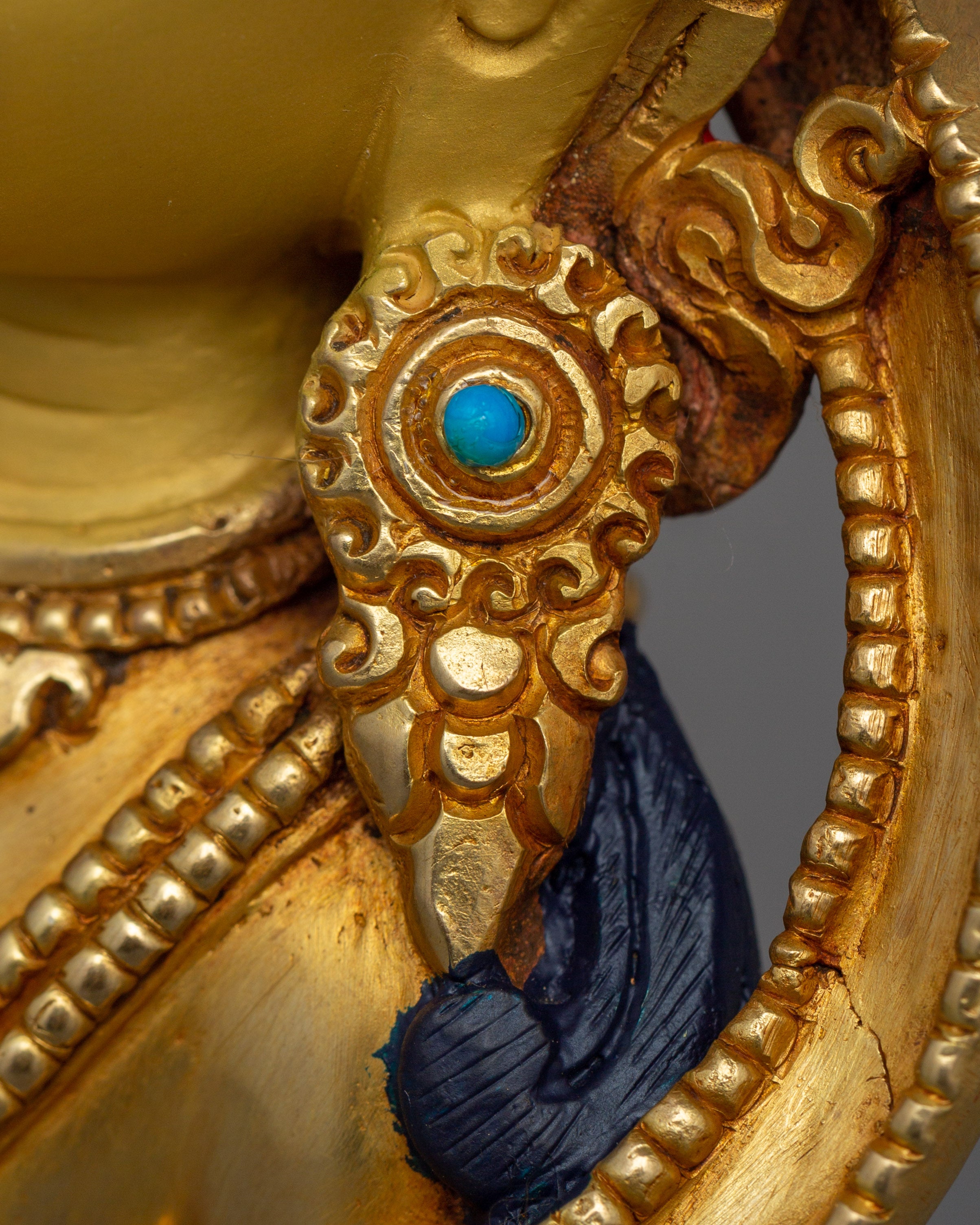 Handmade Statue of Tibetan Deity Amitayus | Compassion and Longevity