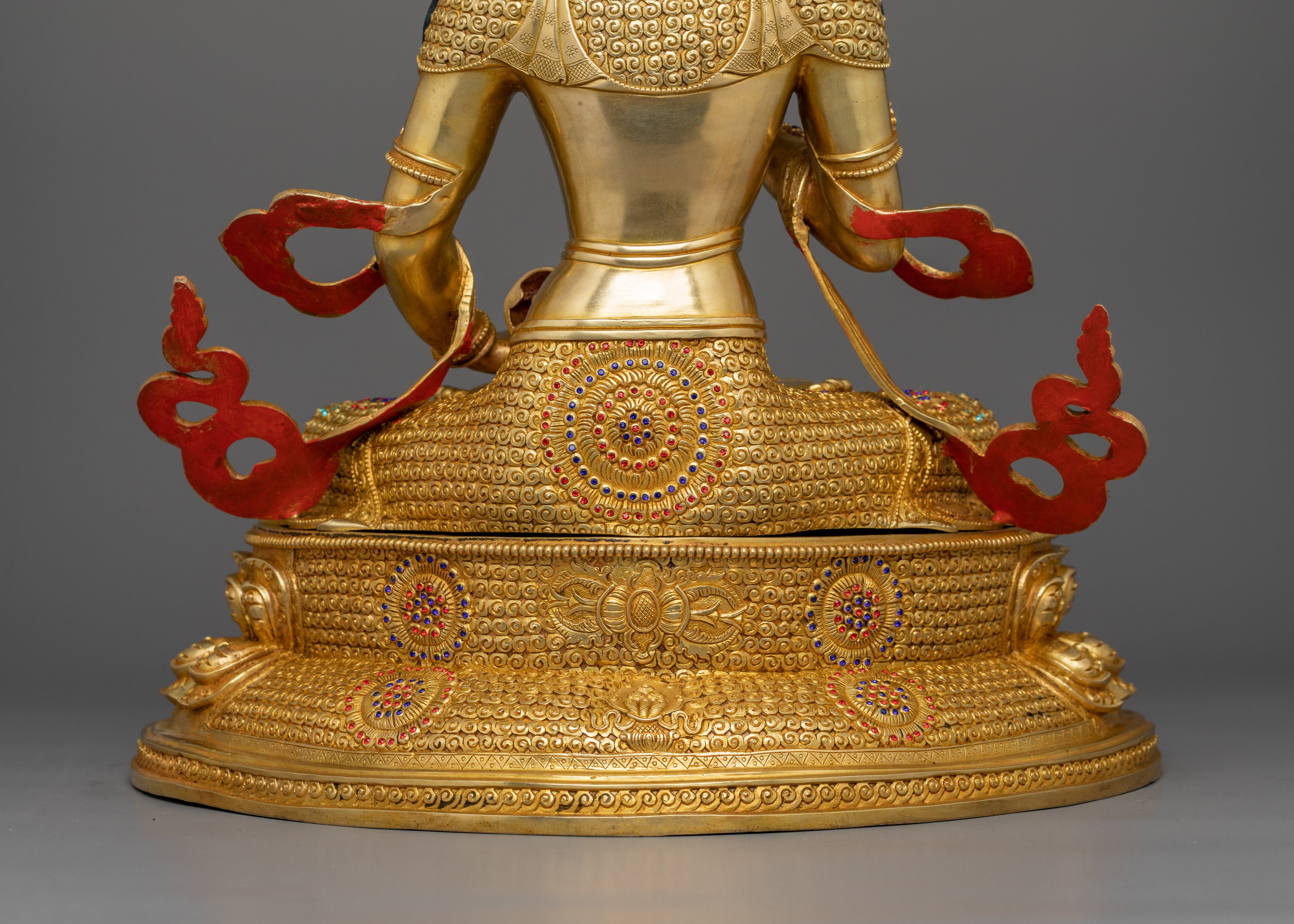 Handmade Golden Vajrasattva Statue | Traditional Himalayan Art