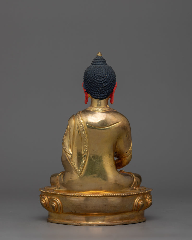 Handmade Golden Amitabha Buddha Statue |  The Buddha of Infinite Light