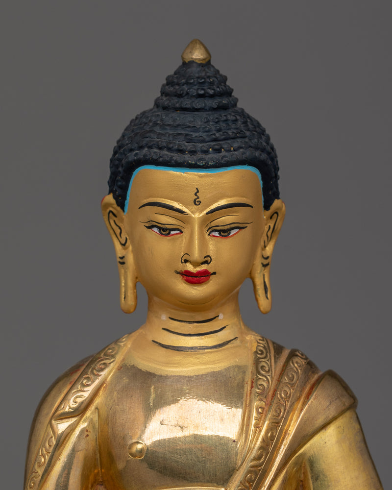 Handmade Golden Amitabha Buddha Statue |  The Buddha of Infinite Light