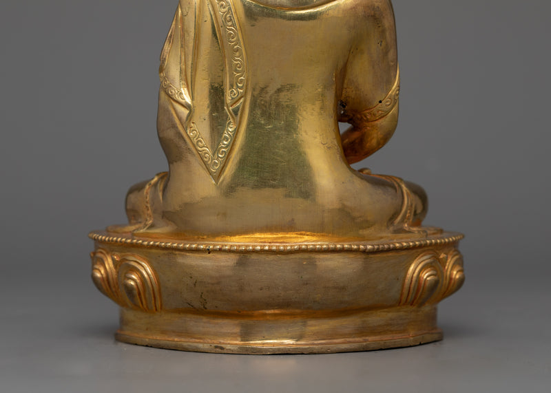 Handmade Golden Amitabha Buddha Statue |  The Buddha of Infinite Light