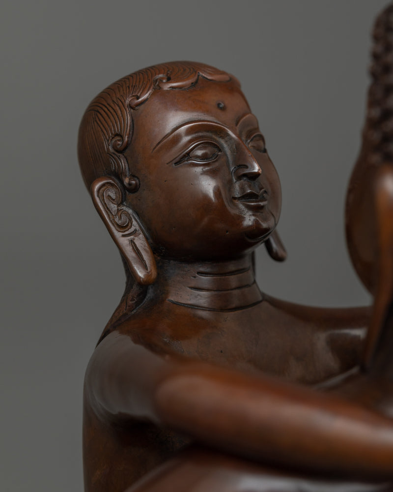 SamanthaBhadra with Consort Statue | Traditional Himalayan Art