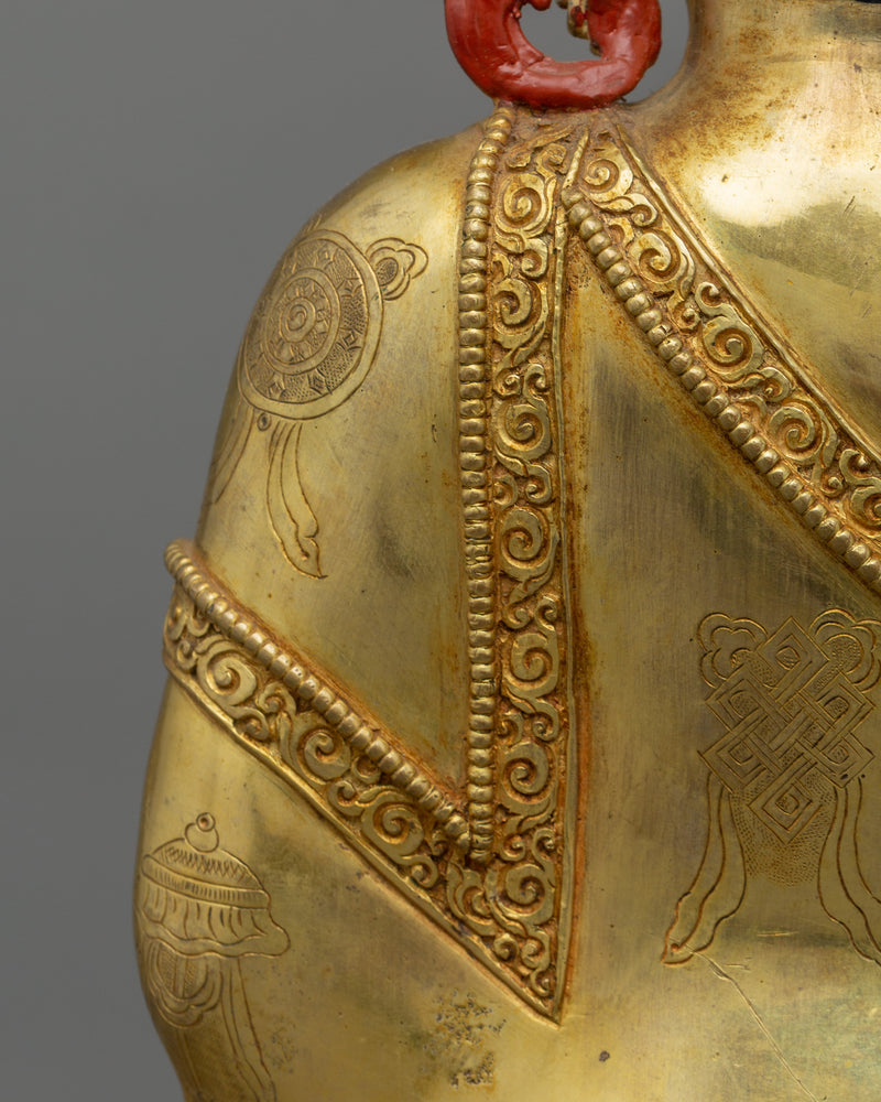 24K Golden Shakyamuni Buddha Statue | Also Known as Gautam Buddha