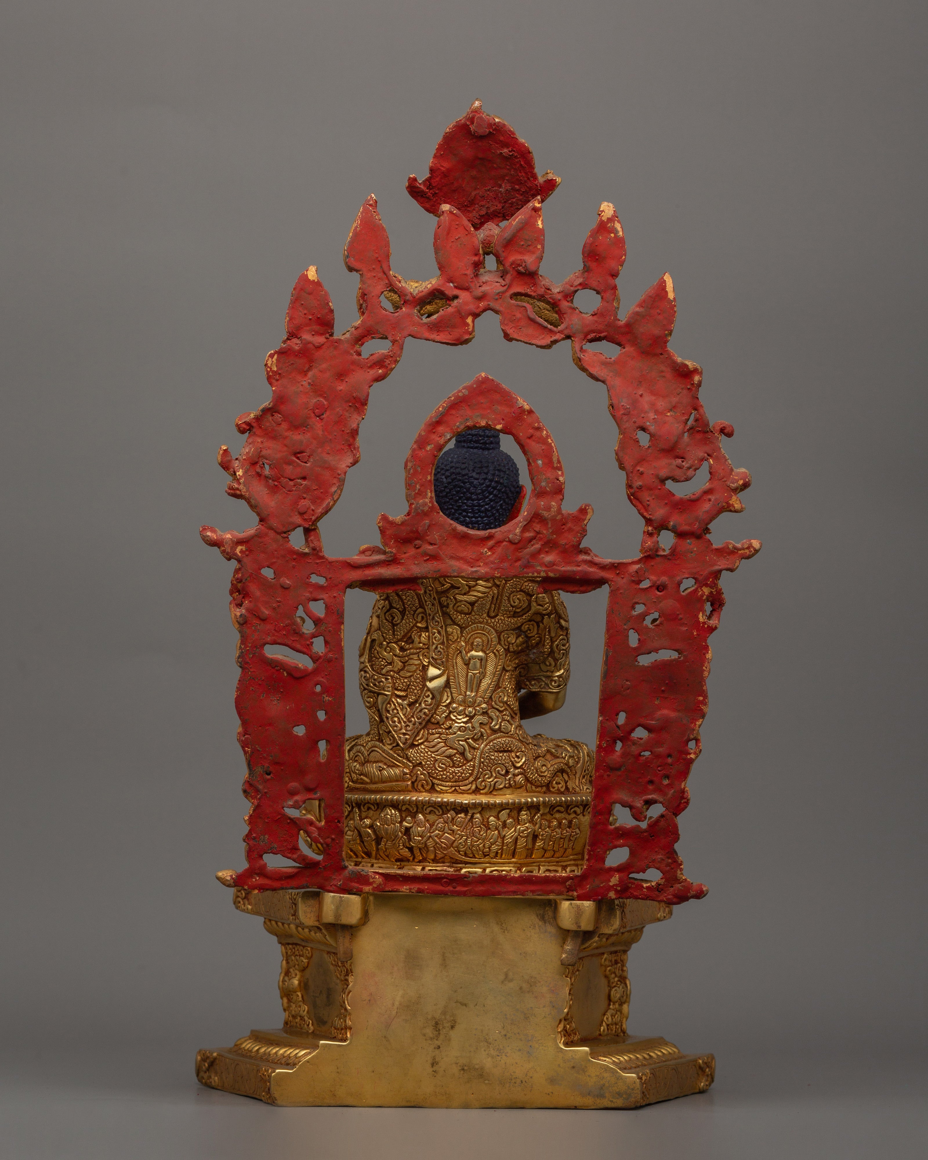 Handmade Enlightenment Buddha Amitabha Statue | Traditional Himalayan Art