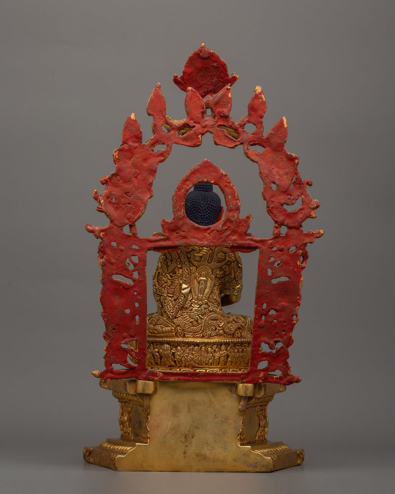 Handmade Enlightenment Buddha Amitabha Statue | Traditional Himalayan Art