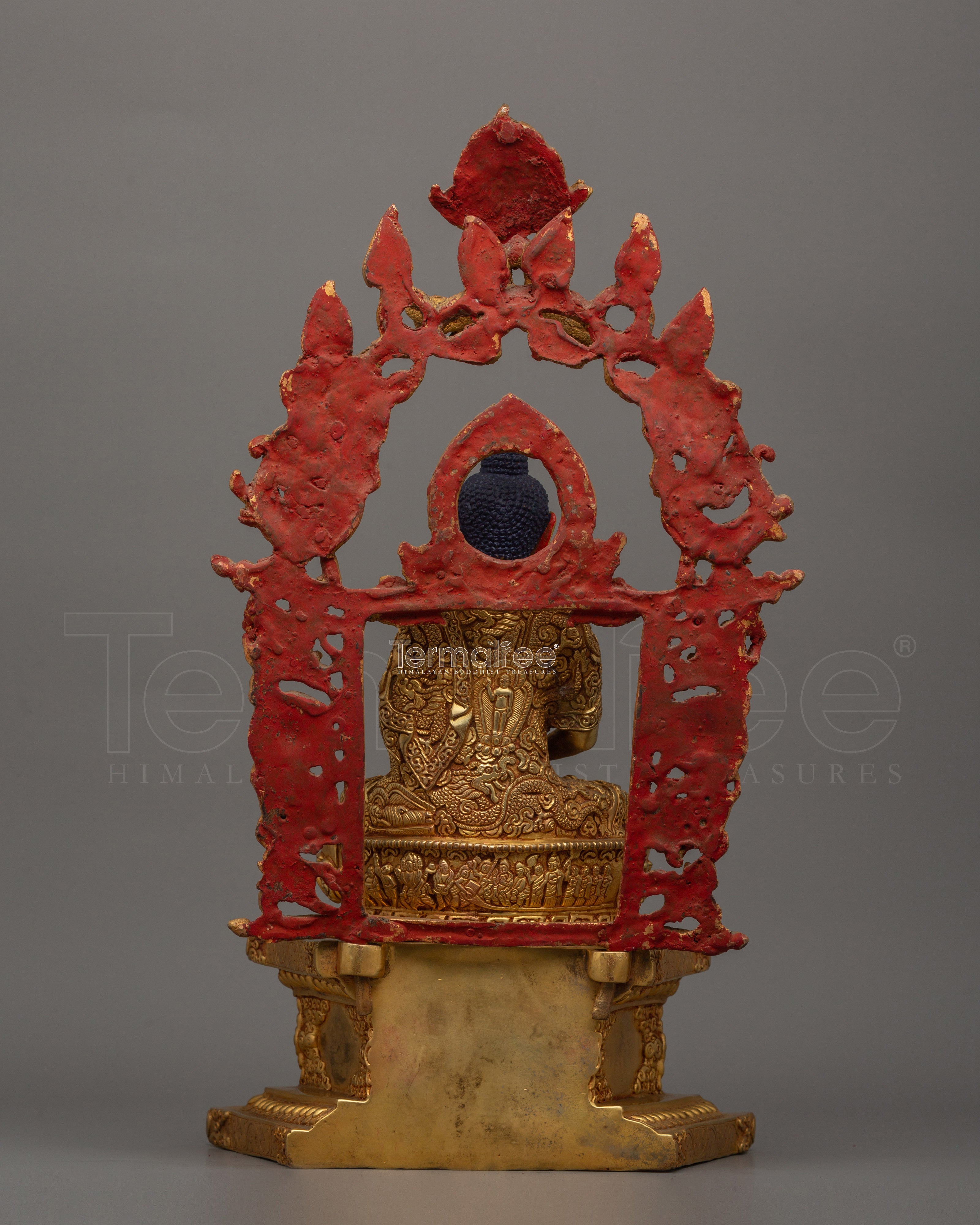 Handmade Enlightenment Buddha Amitabha Statue | Traditional Himalayan Art