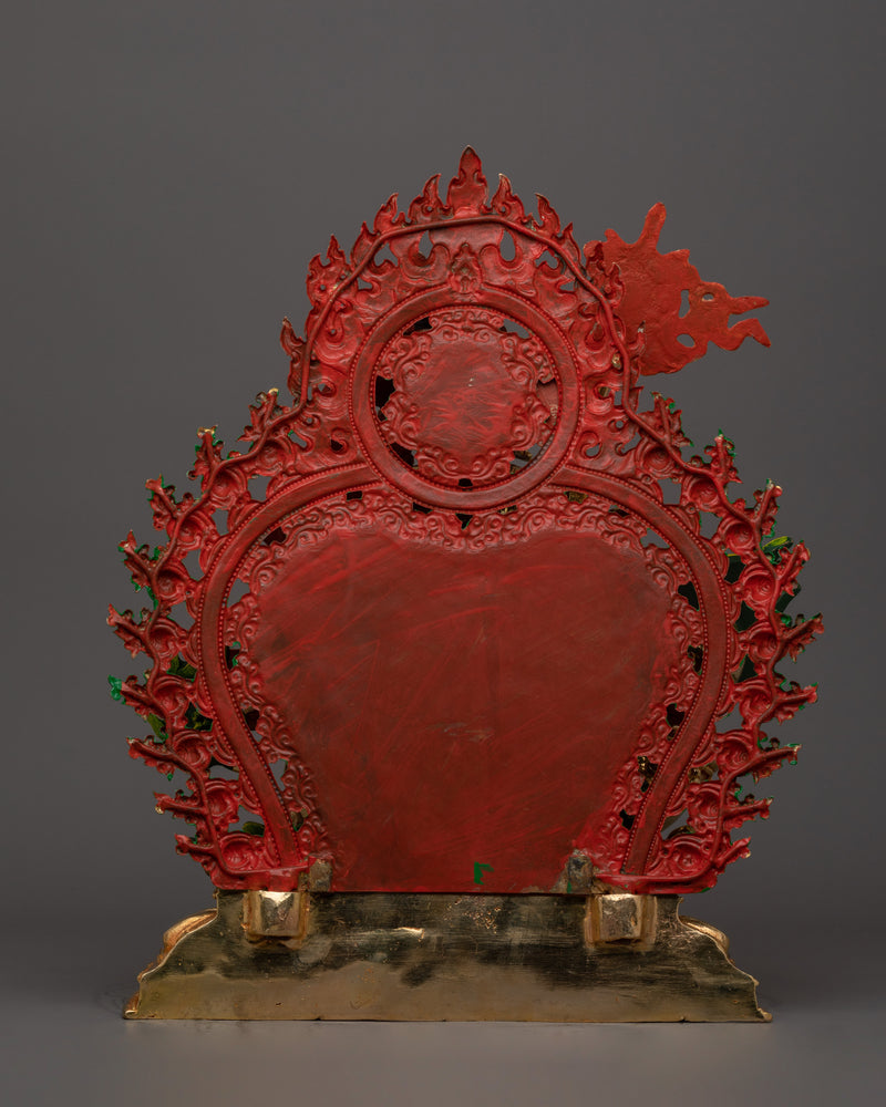 Traditional Statue of Namtoshe with Lion | The Guardian of Wealth and Prosperity