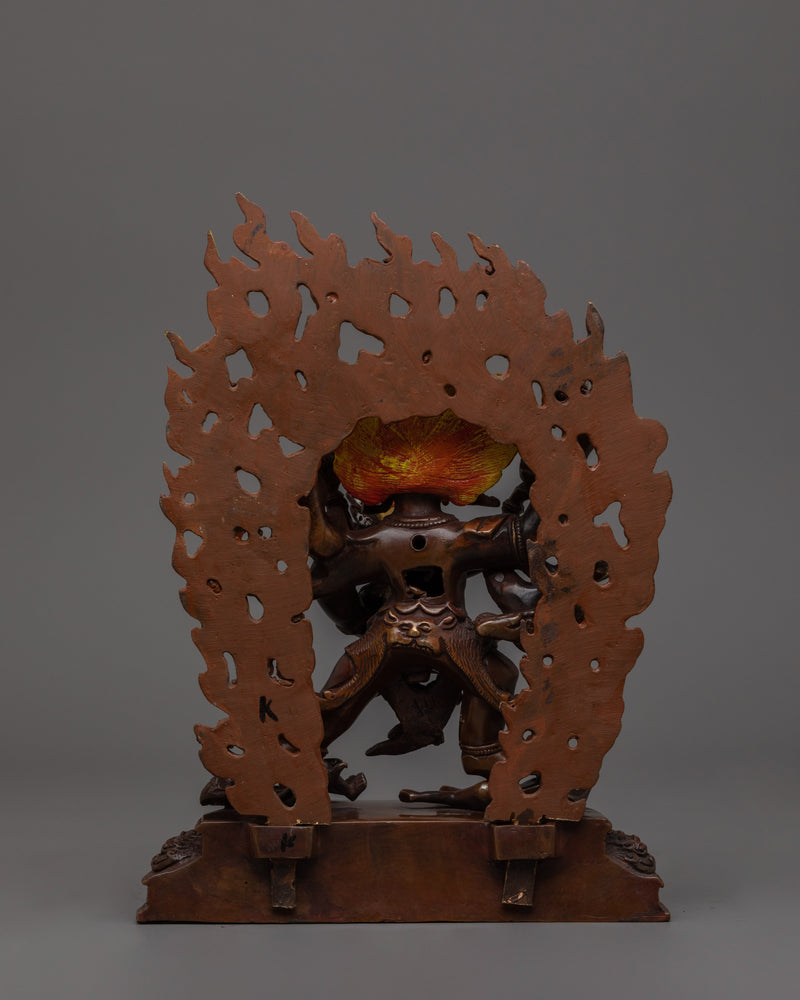 Statue of Wrathful Deity Mahakala | Protector of the Dharma Statue