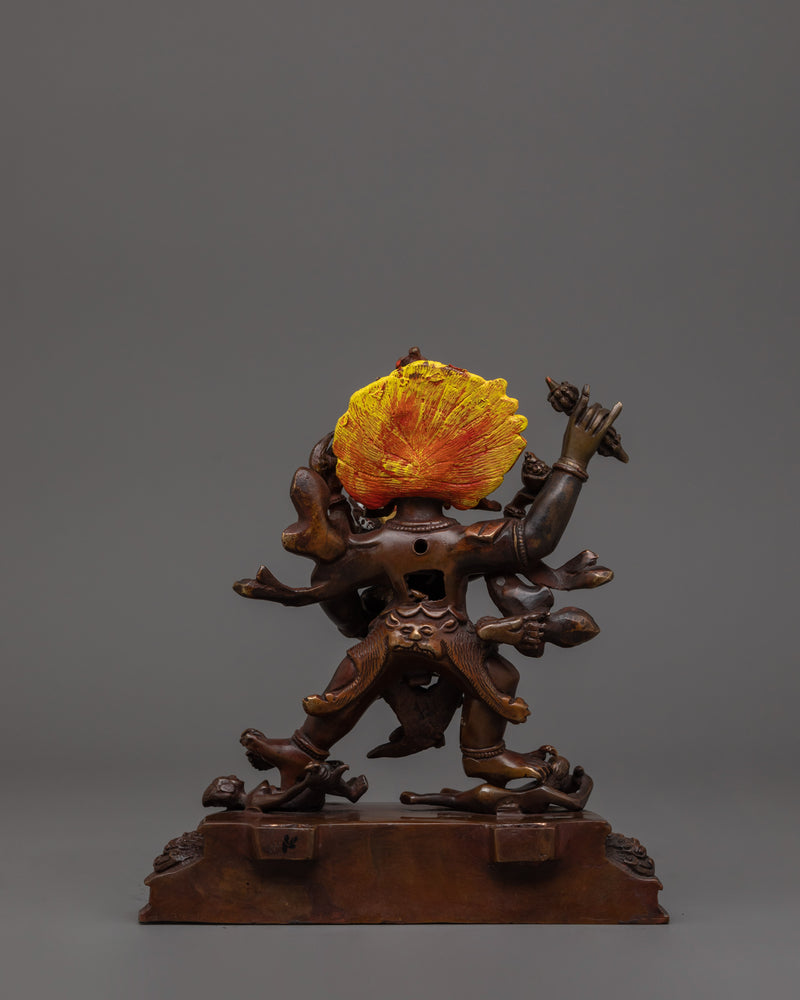 Statue of Wrathful Deity Mahakala | Protector of the Dharma Statue