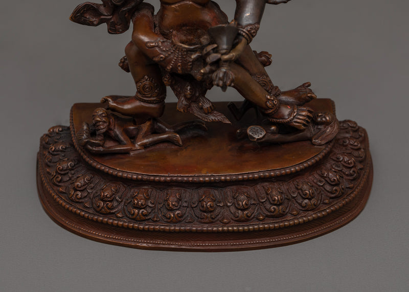Statue of Wrathful Deity Mahakala | Protector of the Dharma Statue