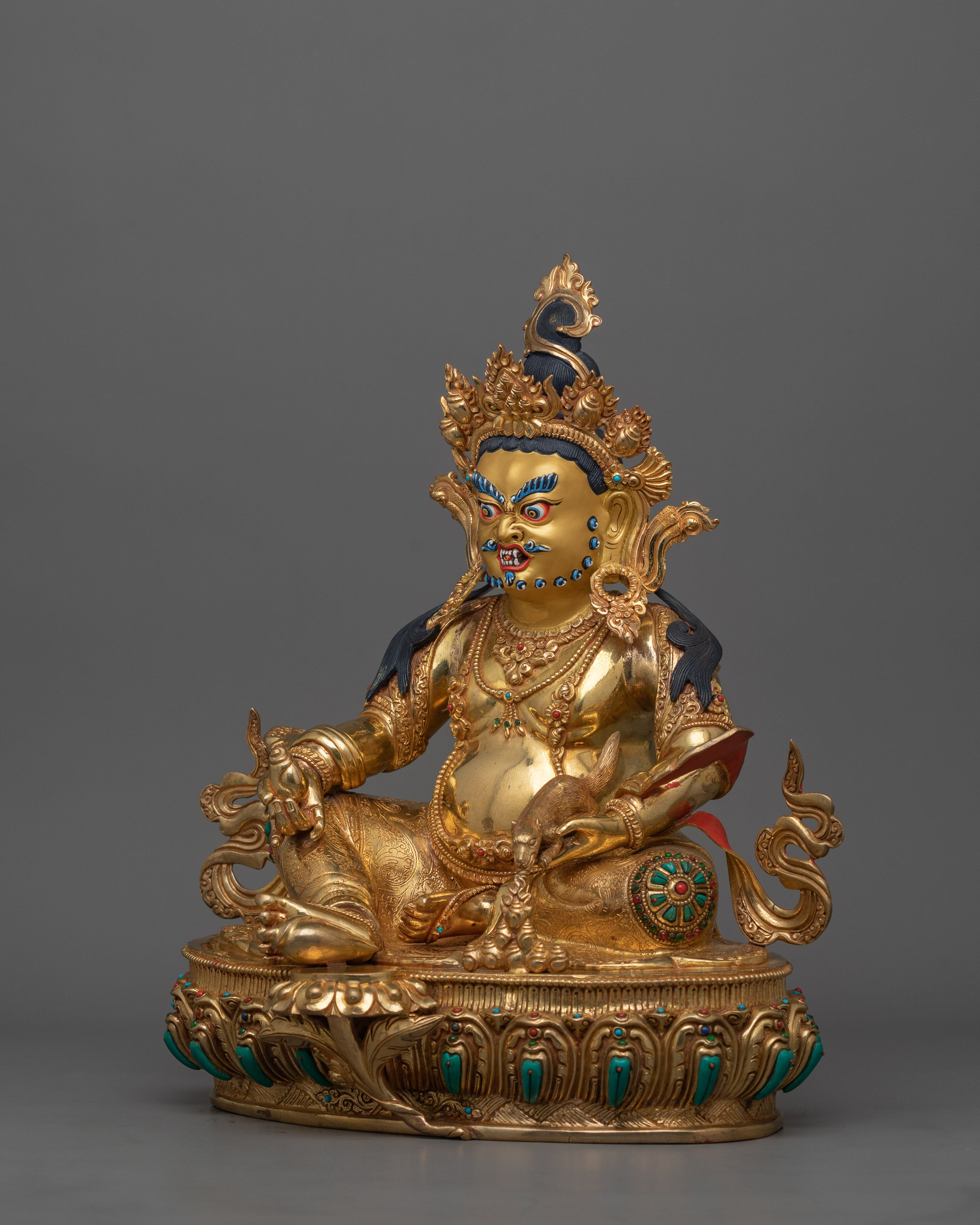 Statue of Wealth Deity Dzambhala | Wealth Protector