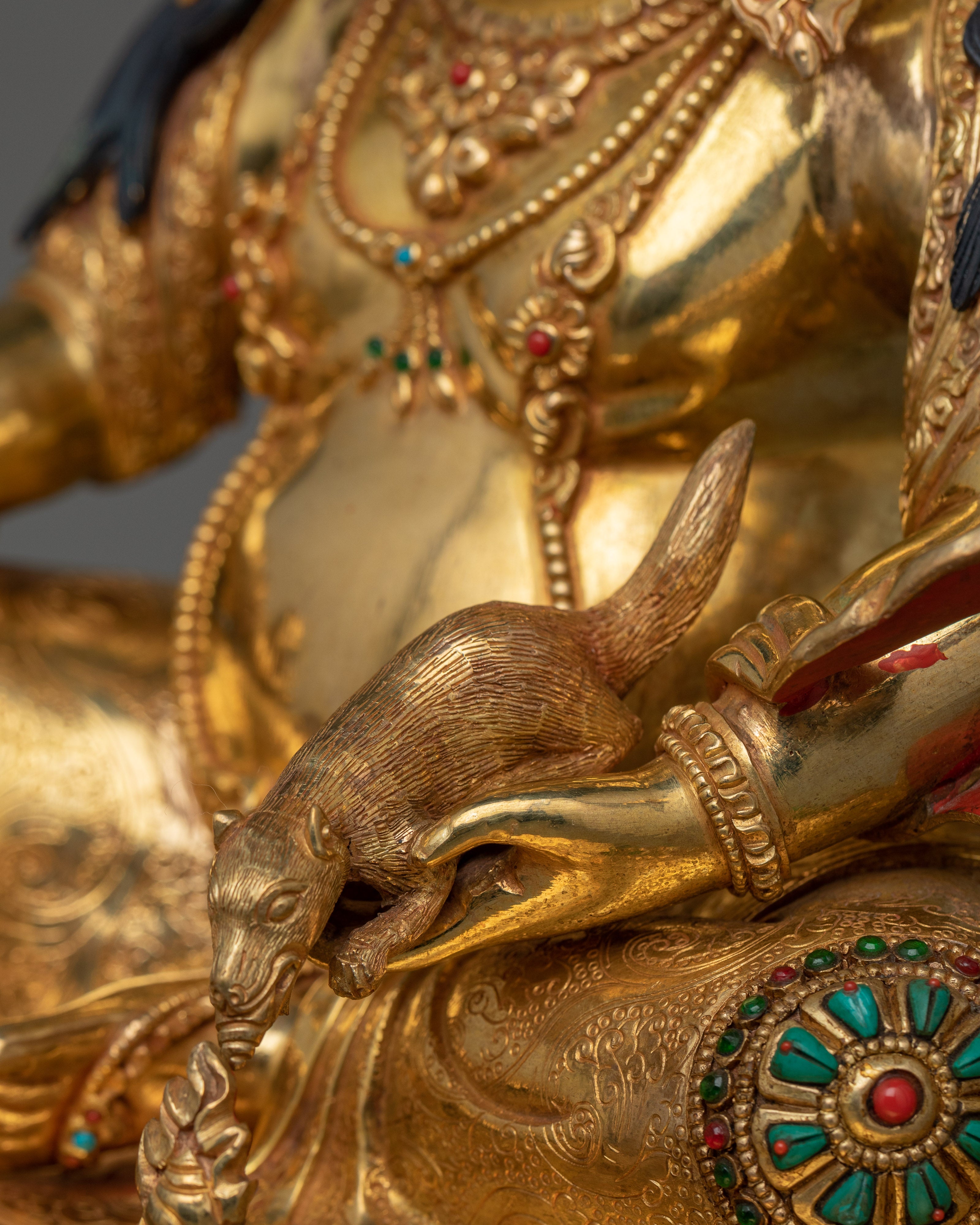 Statue of Wealth Deity Dzambhala | Wealth Protector