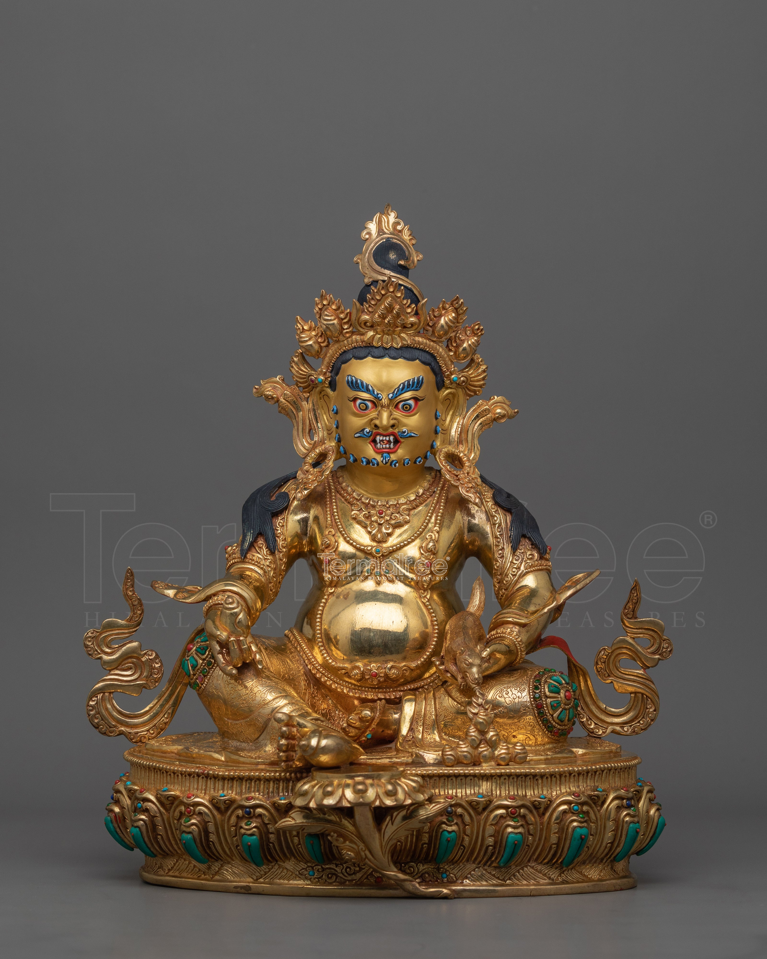 Statue of Wealth Deity Dzambhala | Wealth Protector