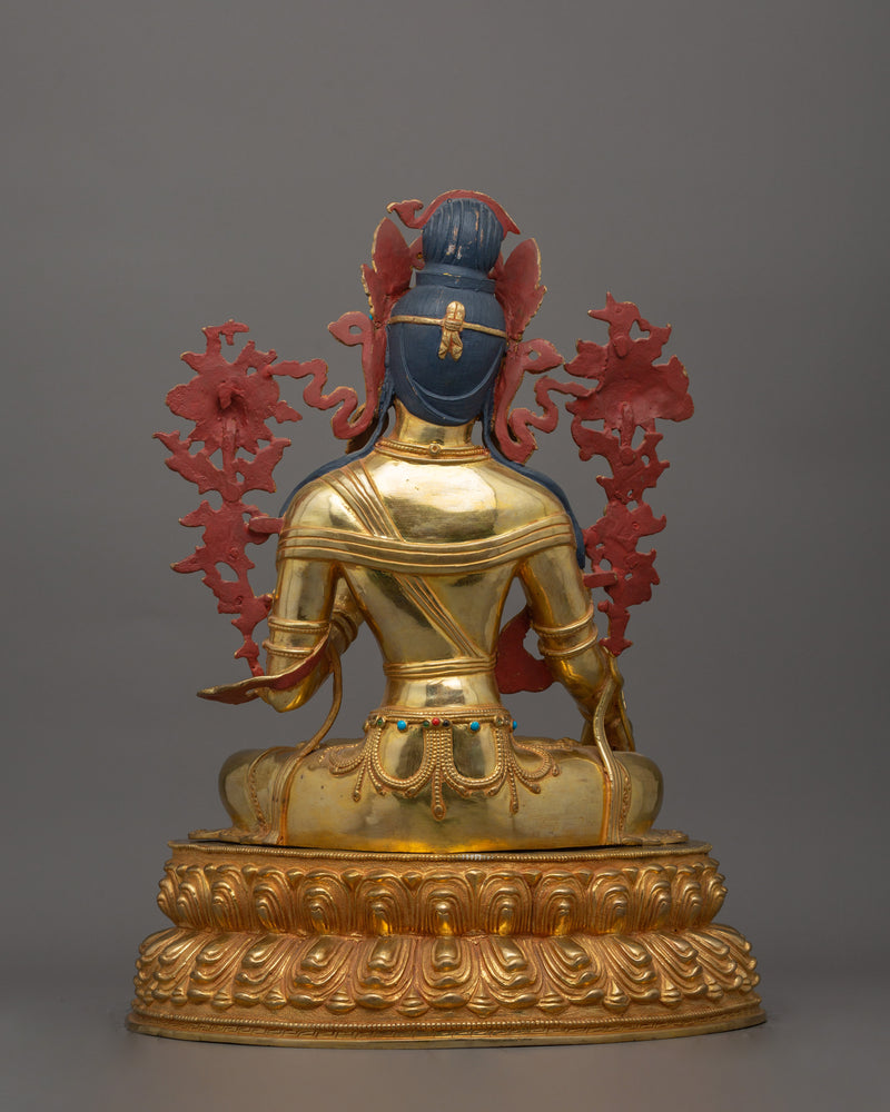 Tibetan Statue of White Tara Compassion Deity | Handcrafted Sita Tara