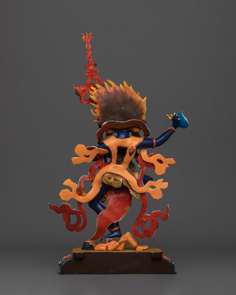 Handmade Troma Nagmo Statue | The Black Wrathful Mother