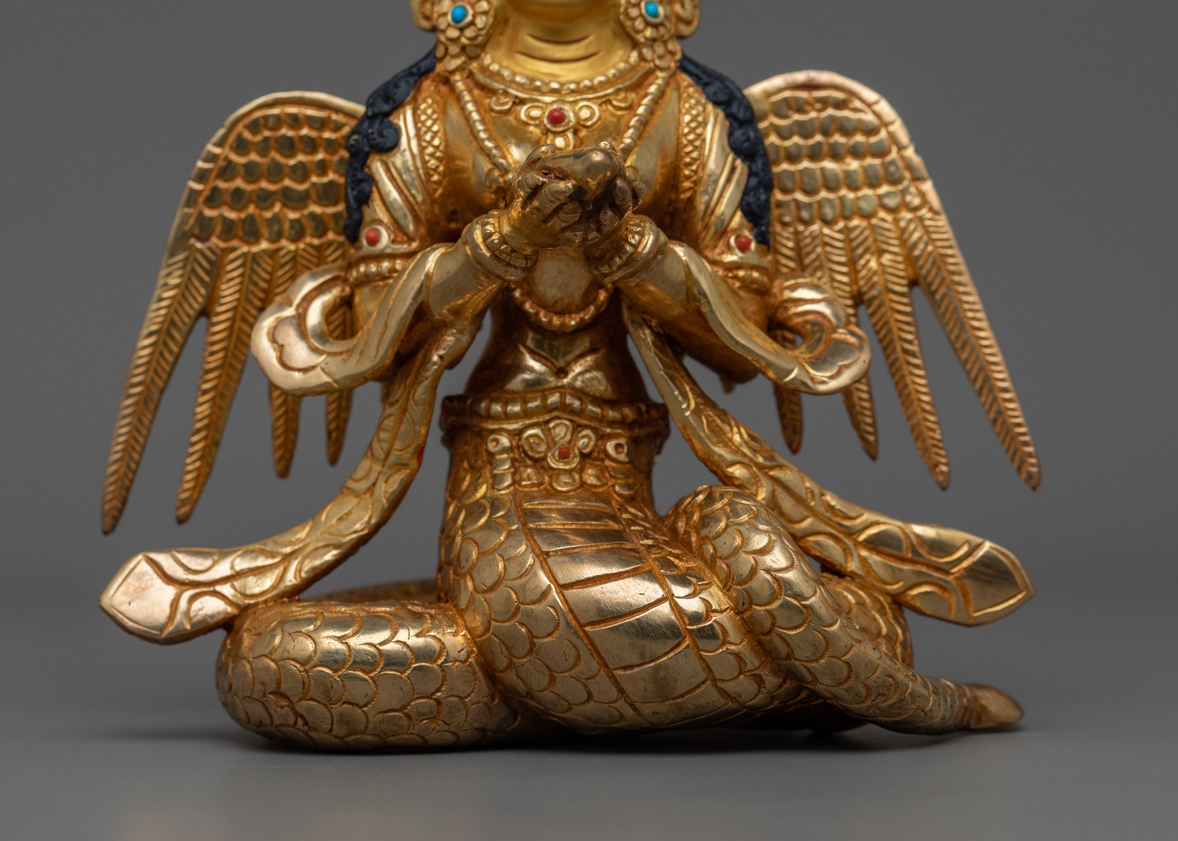 Handmade Nagakanya Statue | The Serpent Goddess of Protection and Fertility