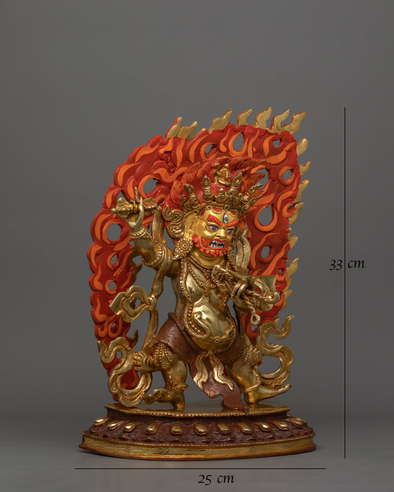 Handmade Golden Vajrapani 