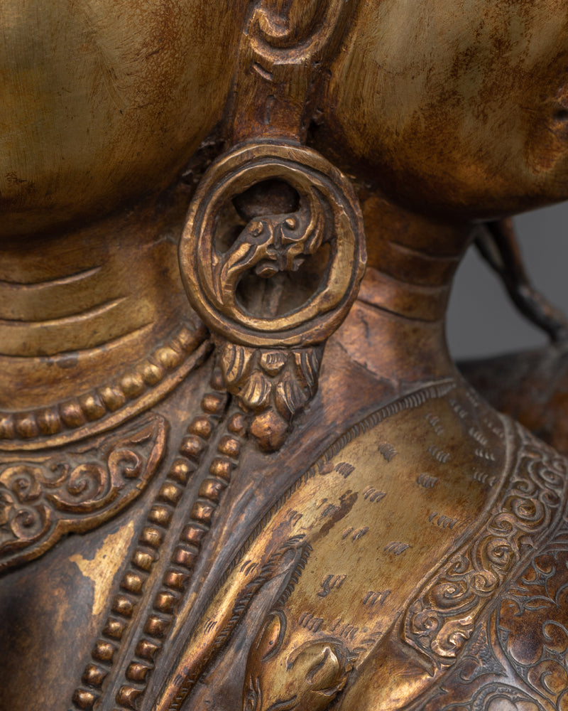 Handmade 1000 Armed Chenrezig Statue | Himalayan Treasure of Nepal