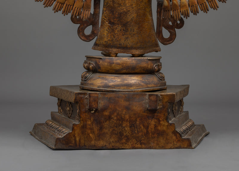 Handmade 1000 Armed Chenrezig Statue | Himalayan Treasure of Nepal