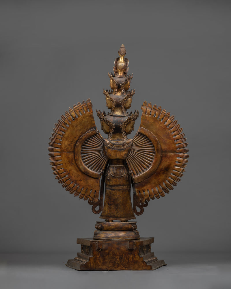 Handmade 1000 Armed Chenrezig Statue | Himalayan Treasure of Nepal