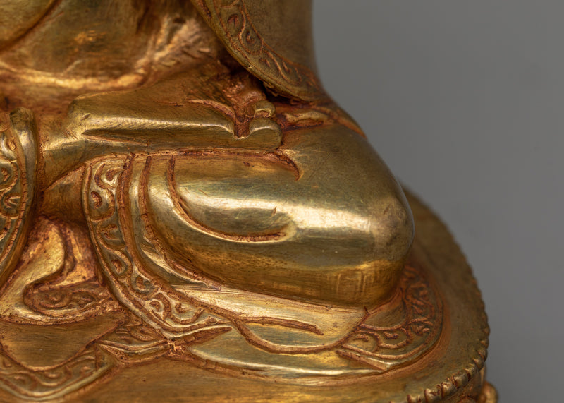 Himalayan Figurine of Vairocana Buddha | The Buddha of Cosmic Wisdom
