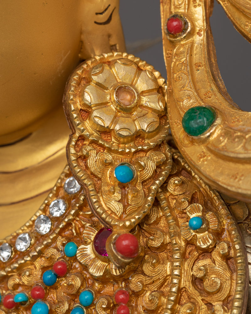 Handmade Statue Of Royal Buddha Crown Shakyamuni | An Artistic and Spiritual Legacy