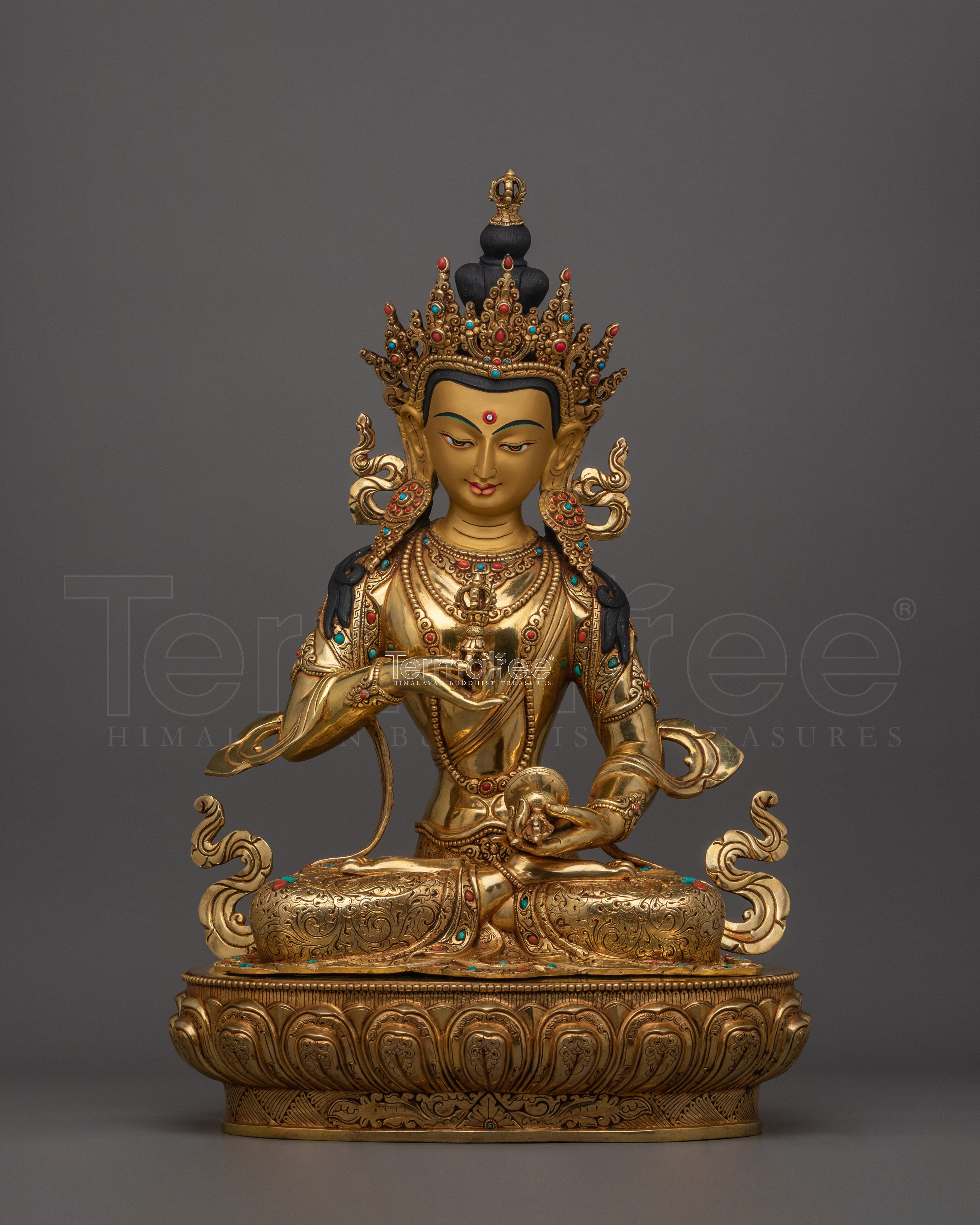 Handmade Sculpture of Himalayan Deity Vajrasattva | The Deity of Purification