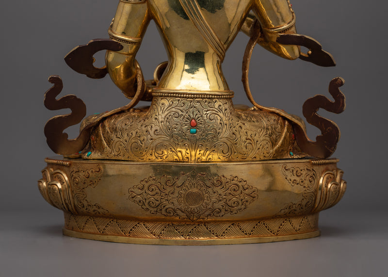 Handmade Sculpture of Himalayan Deity Vajrasattva | The Deity of Purification