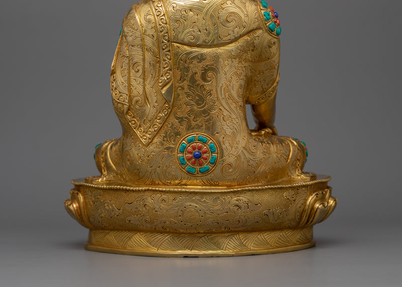 Handmade Sculpture of Enlightened Teacher Shakyamuni Buddha | The Master of Dharma