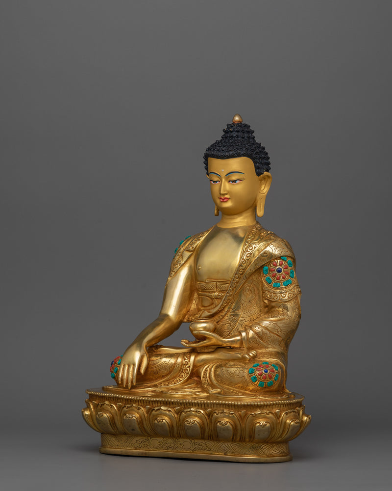 Handmade Sculpture of Enlightened Teacher Shakyamuni Buddha | The Master of Dharma
