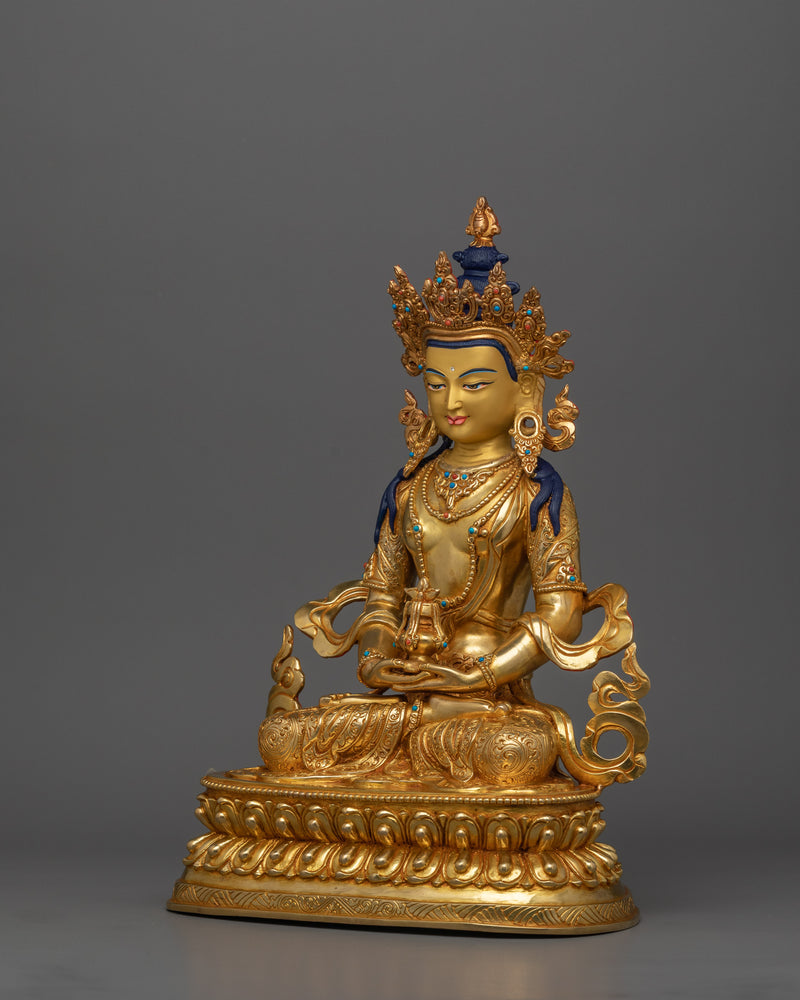 Handmade Statue of Bodhisattva Deity Amitayus | The Buddha of Longevity and Infinite Life