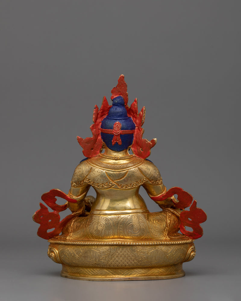Handmade Wealth God Dzambhala Statue | The Buddhist Deity of Wealth