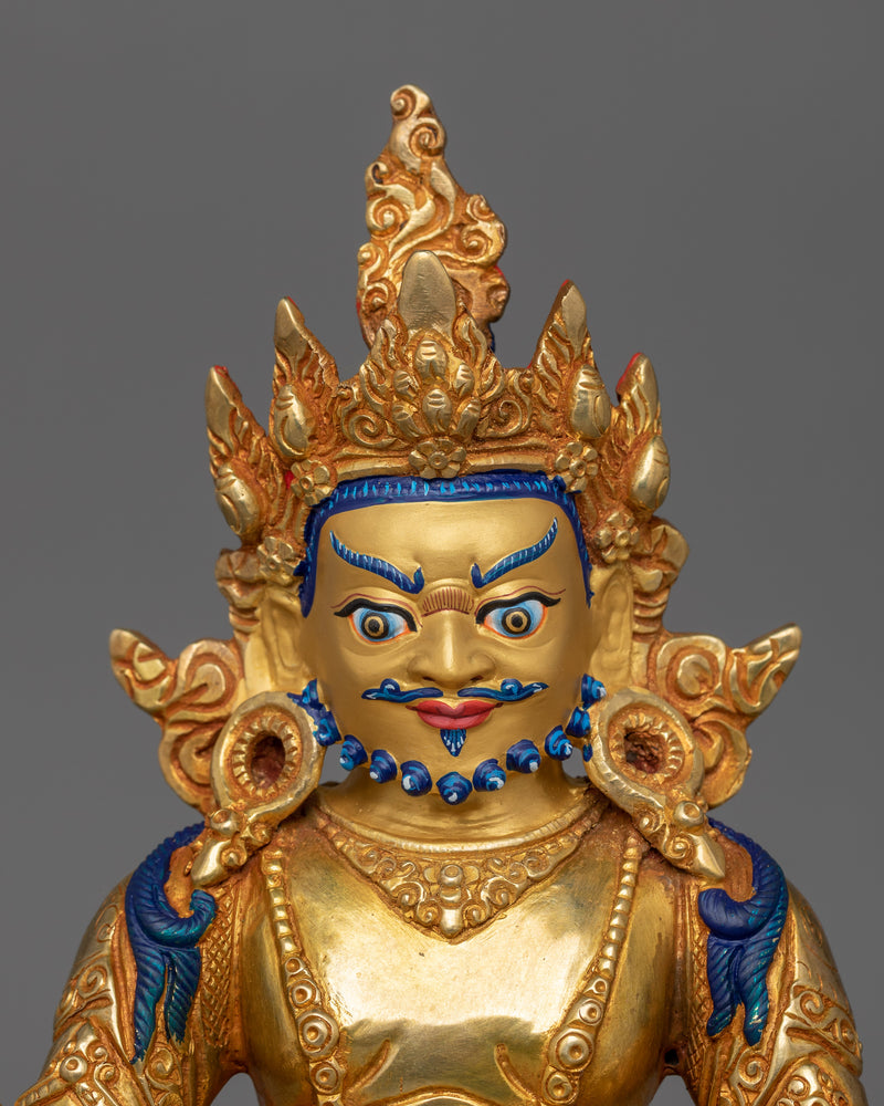 Handmade Wealth God Dzambhala Statue | The Buddhist Deity of Wealth