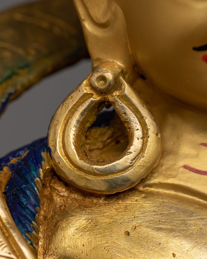 24K Gold Gilded Kagyu Master set Statue | Honoring the Great Vajrayana Lineage