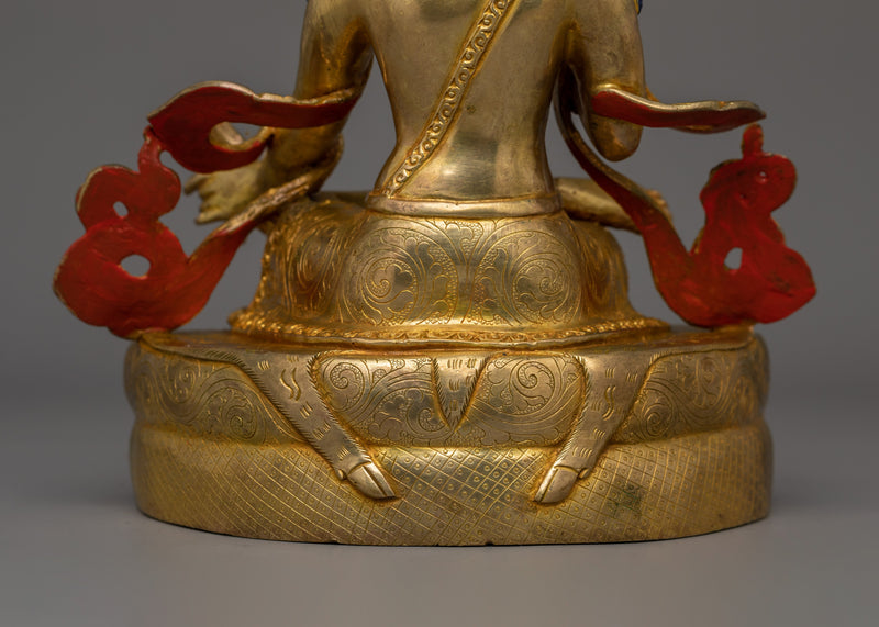 24K Gold Gilded Kagyu Master set Statue | Honoring the Great Vajrayana Lineage