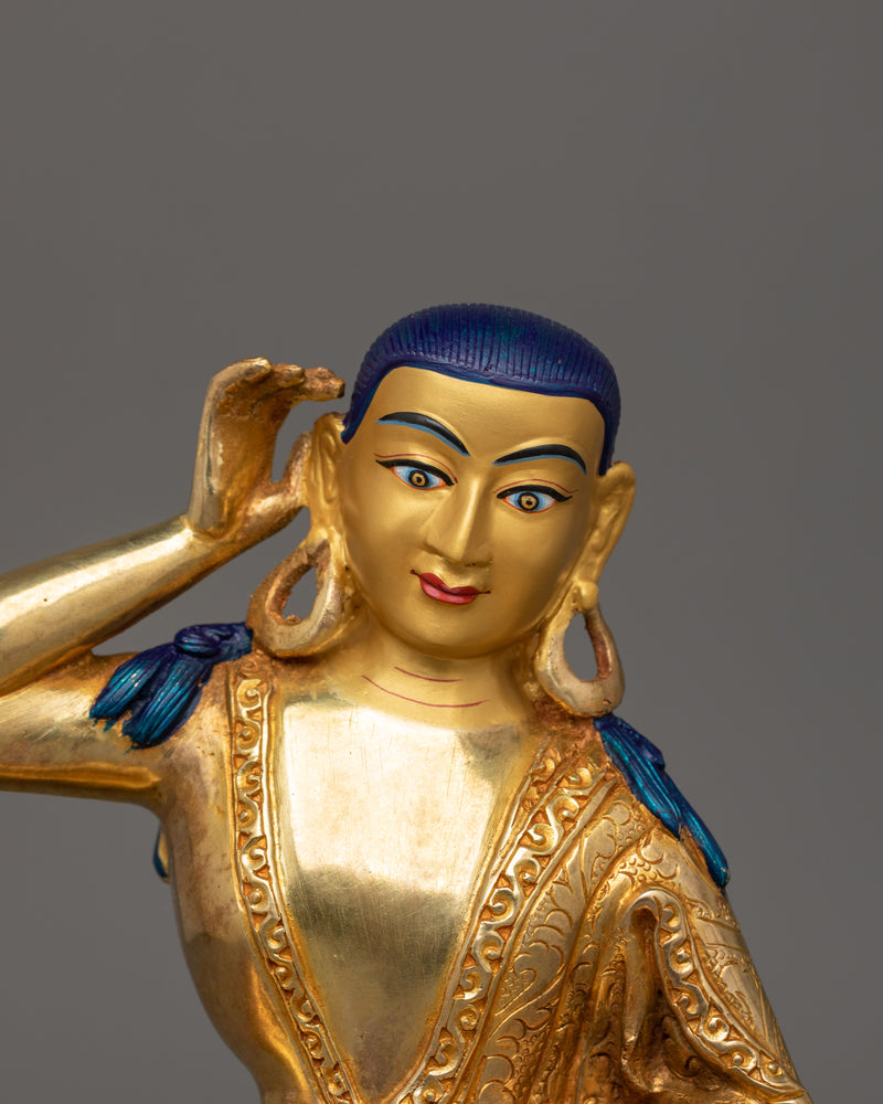 Enlightened Tibetan Milarepa Statue | A Sacred Symbol of Devotion
