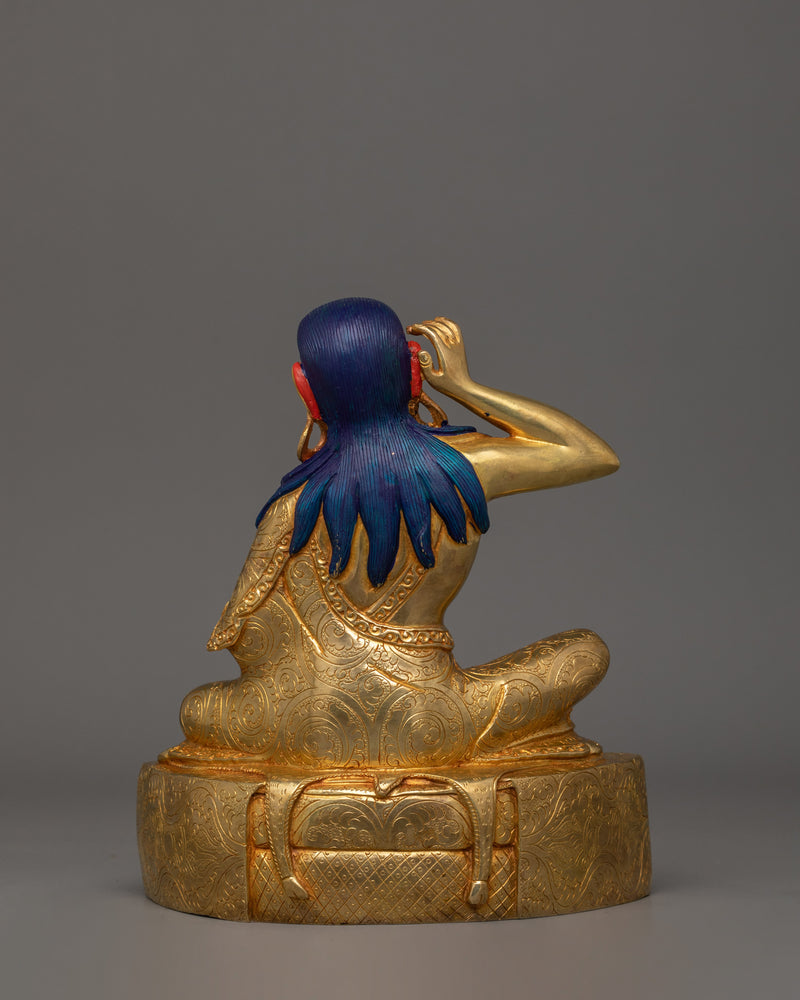 Enlightened Tibetan Milarepa Statue | A Sacred Symbol of Devotion