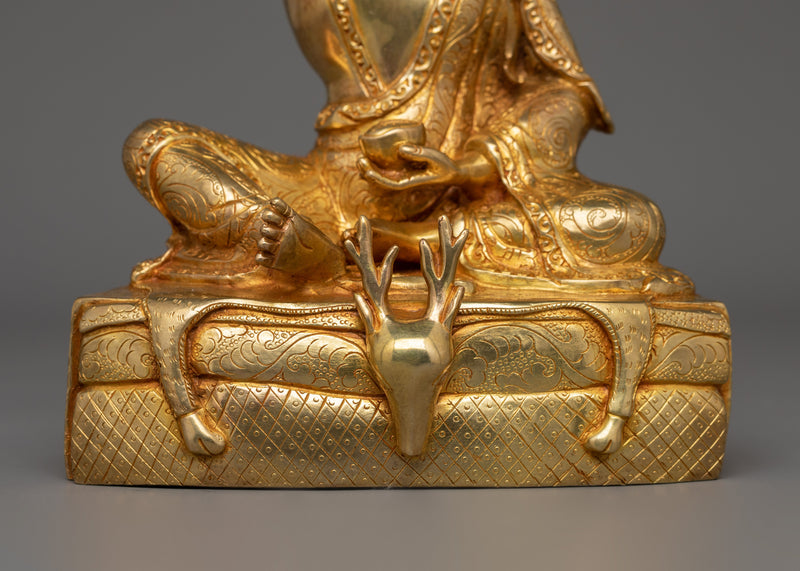 Enlightened Tibetan Milarepa Statue | A Sacred Symbol of Devotion